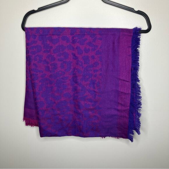 NWT Agent Provocateur RARE Leo Scarf Leopard Cheetah Pink Purple - Picture 3 of 8